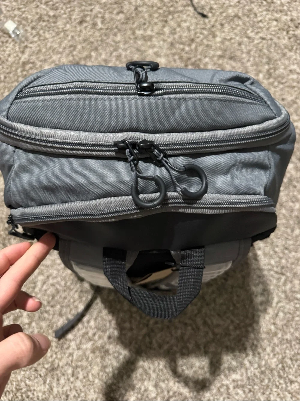 Nike Gray and Black Elite Men's Backpack